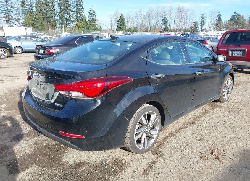 Photo 4 of 2014 Hyundai Elantra LIMITED (VIN 5NPDH4AE4EH508798)