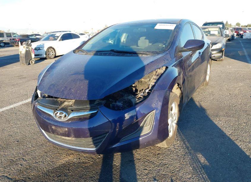 Photo 2 of 2014 Hyundai Elantra SE (VIN 5NPDH4AE4EH532812)