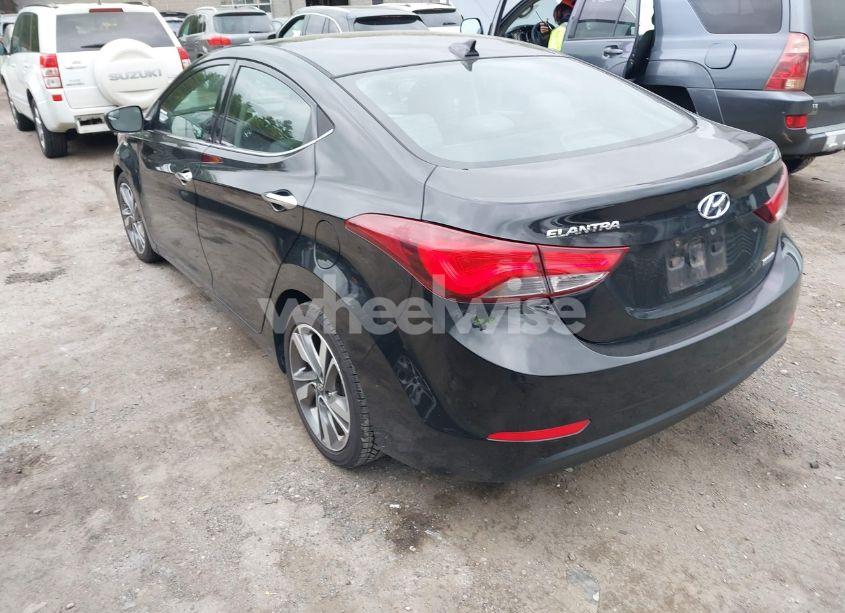 Photo 3 of 2014 Hyundai Elantra LIMITED (VIN 5NPDH4AE4EH533992)