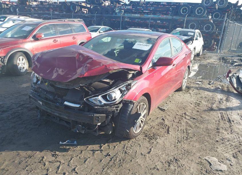 Photo 2 of 2015 Hyundai Elantra SE (VIN 5NPDH4AE4FH553886)