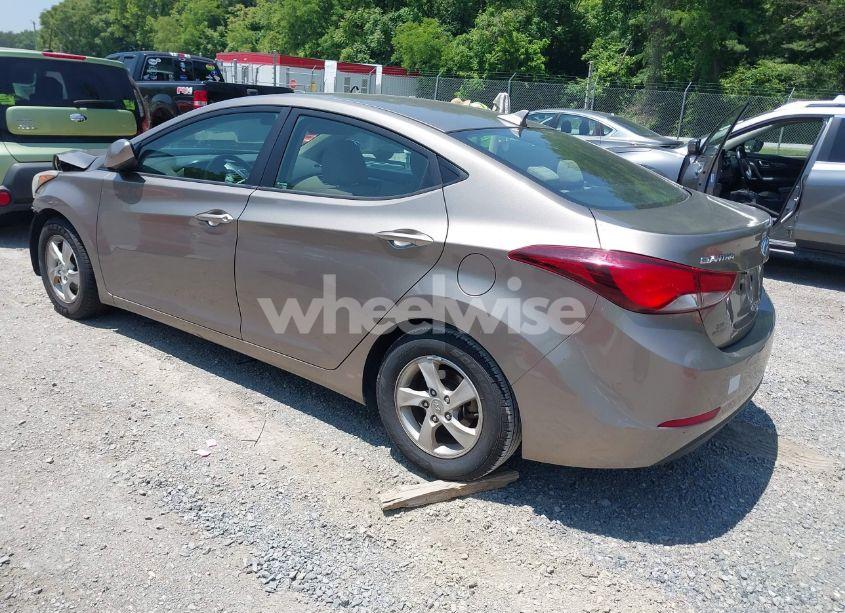Photo 3 of 2015 Hyundai Elantra SE (VIN 5NPDH4AE4FH589481)