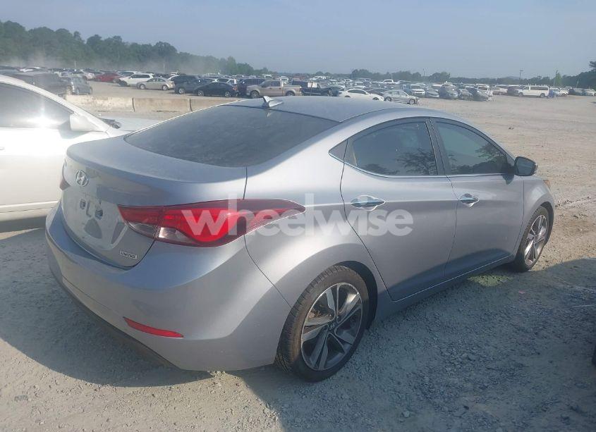 Photo 4 of 2015 Hyundai Elantra LIMITED (VIN 5NPDH4AE4FH620938)