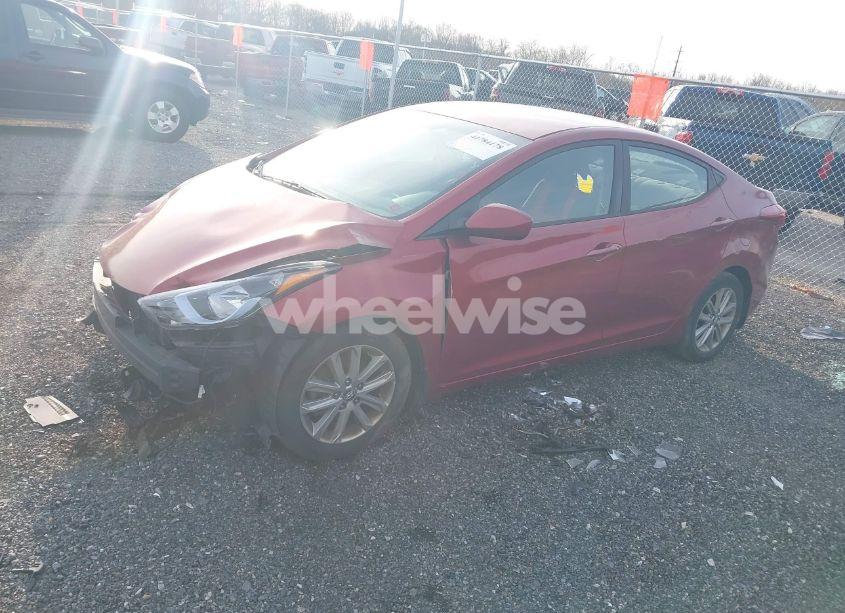 Photo 2 of 2016 Hyundai Elantra SE (VIN 5NPDH4AE4GH723097)