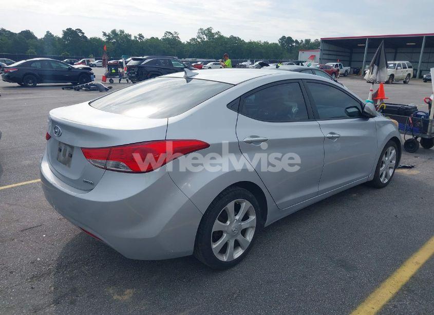Photo 4 of 2012 Hyundai Elantra LIMITED (VIN 5NPDH4AE5CH100730)