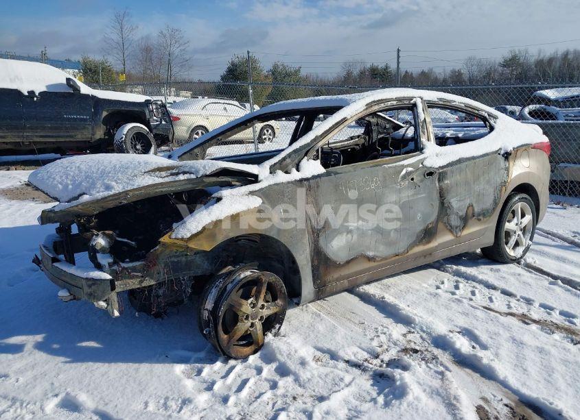 Photo 2 of 2012 Hyundai Elantra LIMITED (VIN 5NPDH4AE5CH111100)