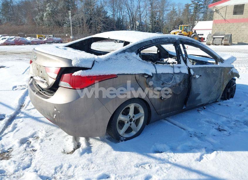 Photo 4 of 2012 Hyundai Elantra LIMITED (VIN 5NPDH4AE5CH111100)