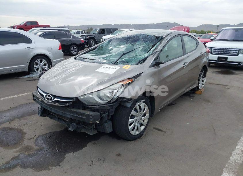 Photo 2 of 2012 Hyundai Elantra GLS (VIN 5NPDH4AE5CH126566)