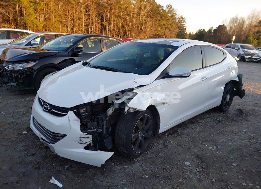 Photo 2 of 2013 Hyundai Elantra LIMITED (VIN 5NPDH4AE5DH200358)