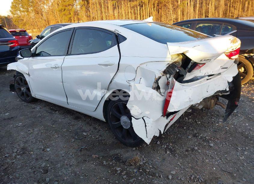 Photo 3 of 2013 Hyundai Elantra LIMITED (VIN 5NPDH4AE5DH200358)