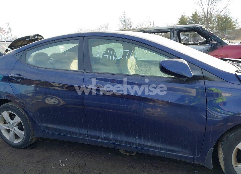 Photo 12 of 2013 Hyundai Elantra GLS (VIN 5NPDH4AE5DH239984)
