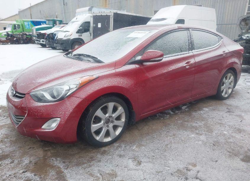 Photo 2 of 2013 Hyundai Elantra LIMITED (VIN 5NPDH4AE5DH311332)