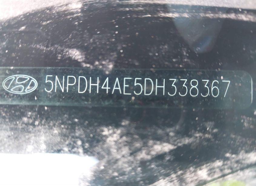 Photo 9 of 2013 Hyundai Elantra GLS (VIN 5NPDH4AE5DH338367)