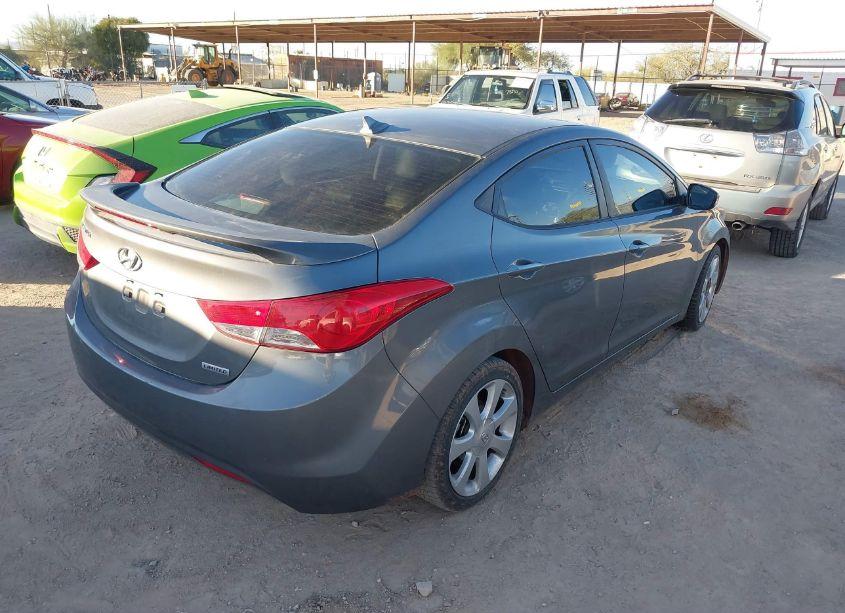 Photo 4 of 2013 Hyundai Elantra LIMITED (VIN 5NPDH4AE5DH340748)