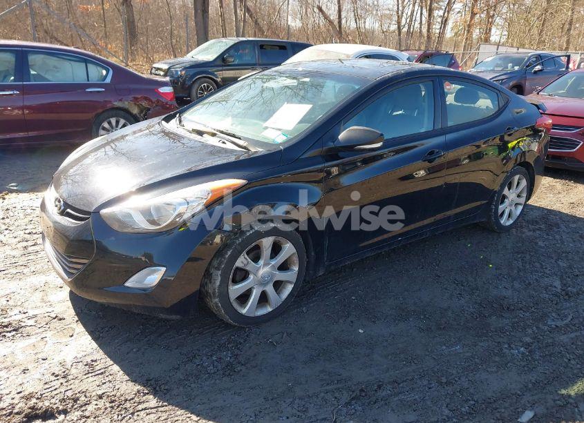 Photo 2 of 2013 Hyundai Elantra LIMITED (VIN 5NPDH4AE5DH380232)