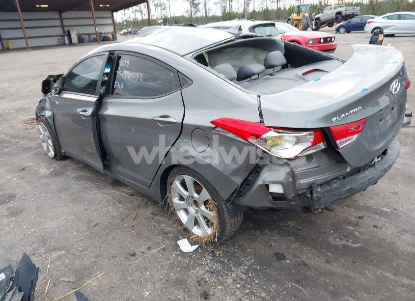 Photo 3 of 2013 Hyundai Elantra LIMITED (VIN 5NPDH4AE5DH397340)