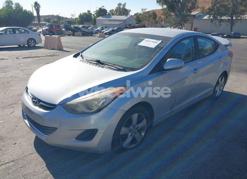 Photo 2 of 2013 Hyundai Elantra GLS (VIN 5NPDH4AE5DH453809)