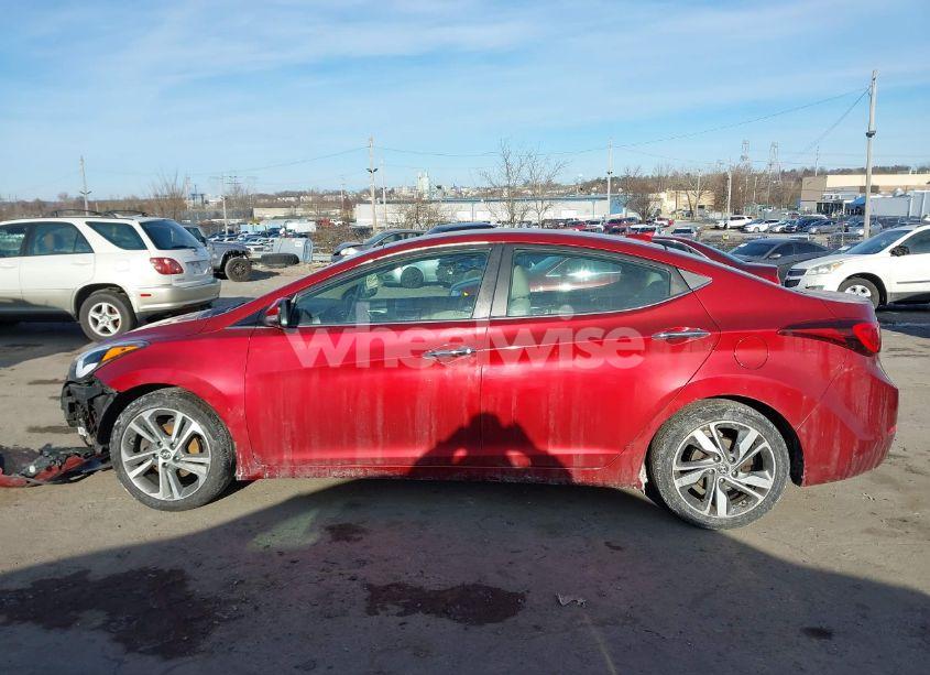Photo 13 of 2014 Hyundai Elantra LIMITED (VIN 5NPDH4AE5EH463998)