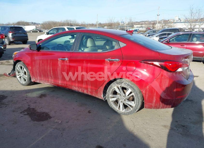 Photo 3 of 2014 Hyundai Elantra LIMITED (VIN 5NPDH4AE5EH463998)