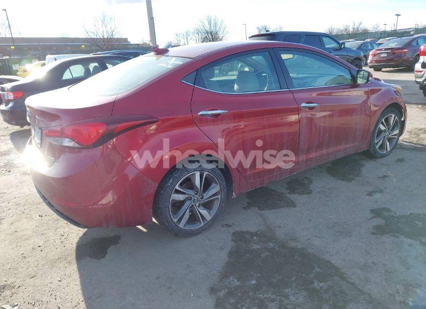Photo 4 of 2014 Hyundai Elantra LIMITED (VIN 5NPDH4AE5EH463998)