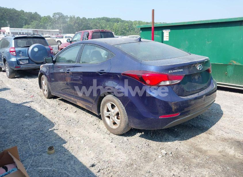 Photo 3 of 2014 Hyundai Elantra SE (VIN 5NPDH4AE5EH529305)