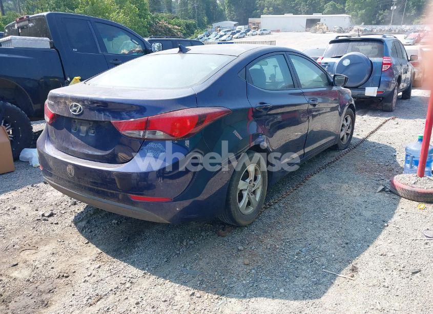 Photo 4 of 2014 Hyundai Elantra SE (VIN 5NPDH4AE5EH529305)