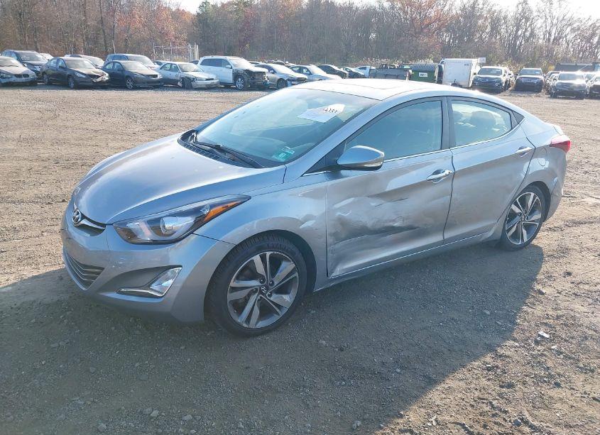 Photo 2 of 2015 Hyundai Elantra LIMITED (VIN 5NPDH4AE5FH557302)