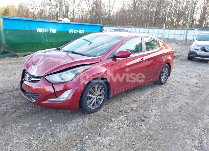 Photo 2 of 2015 Hyundai Elantra SE (VIN 5NPDH4AE5FH593880)