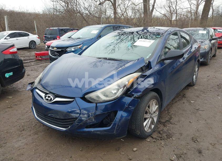 Photo 2 of 2015 Hyundai Elantra SE (VIN 5NPDH4AE5FH604117)