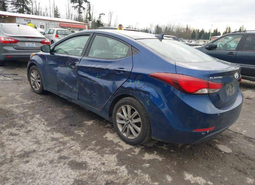 Photo 3 of 2016 Hyundai Elantra SE (VIN 5NPDH4AE5GH658924)