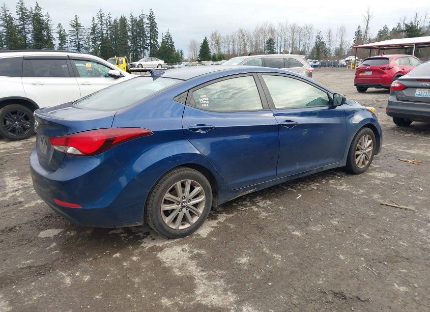 Photo 4 of 2016 Hyundai Elantra SE (VIN 5NPDH4AE5GH658924)