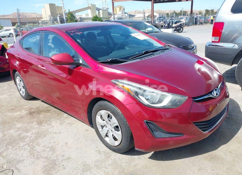 2016 Hyundai Elantra SE (VIN 5NPDH4AE5GH709421) main photo