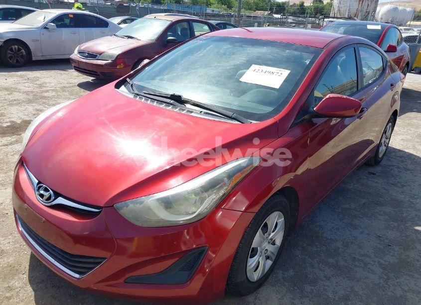 Photo 2 of 2016 Hyundai Elantra SE (VIN 5NPDH4AE5GH709421)