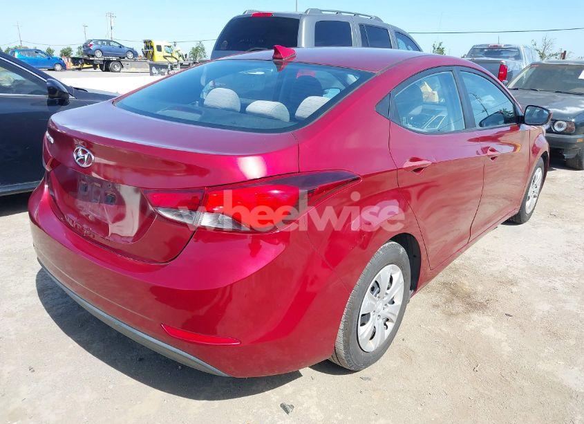 Photo 4 of 2016 Hyundai Elantra SE (VIN 5NPDH4AE5GH709421)
