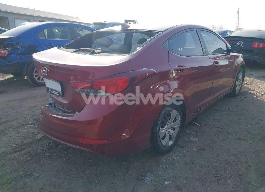 Photo 4 of 2016 Hyundai Elantra SE (VIN 5NPDH4AE5GH716806)