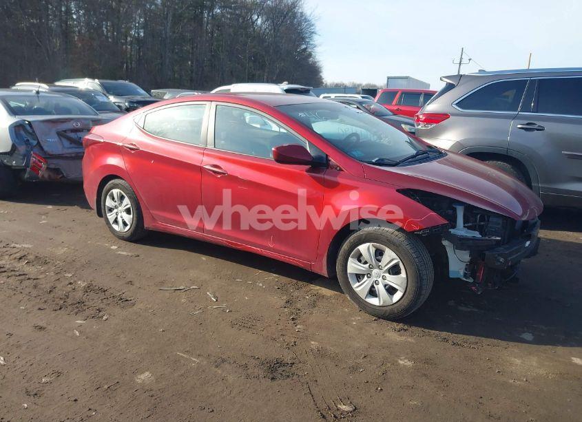 2016 Hyundai Elantra SE (VIN 5NPDH4AE5GH720502) main photo