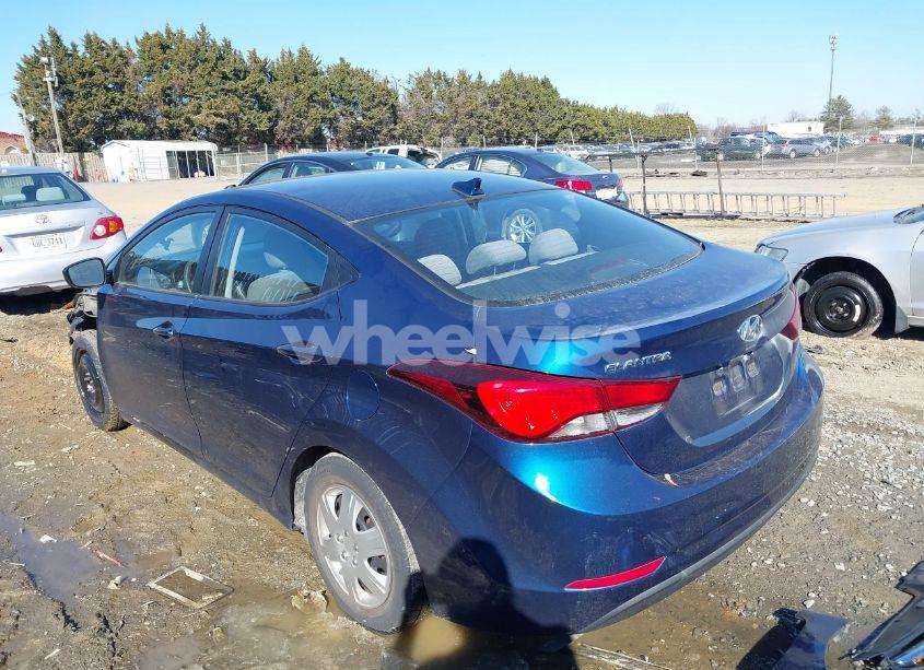 Photo 3 of 2016 Hyundai Elantra SE (VIN 5NPDH4AE5GH793885)