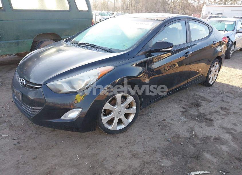 Photo 2 of 2011 Hyundai Elantra LIMITED (VIN 5NPDH4AE6BH001011)