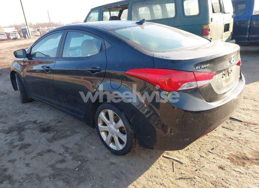 Photo 3 of 2011 Hyundai Elantra LIMITED (VIN 5NPDH4AE6BH001011)