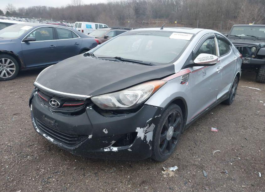Photo 2 of 2011 Hyundai Elantra LIMITED (VIN 5NPDH4AE6BH001378)