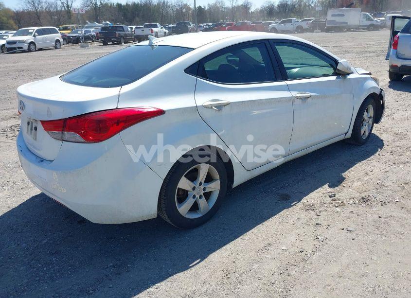 Photo 4 of 2012 Hyundai Elantra GLS (VIN 5NPDH4AE6CH063798)