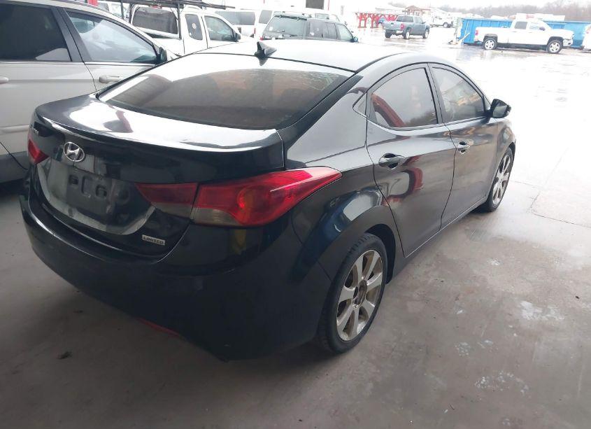 Photo 4 of 2012 Hyundai Elantra LIMITED (VIN 5NPDH4AE6CH082903)