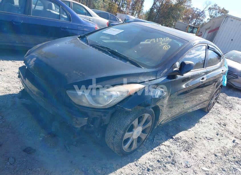 Photo 2 of 2012 Hyundai Elantra LIMITED (VIN 5NPDH4AE6CH091312)
