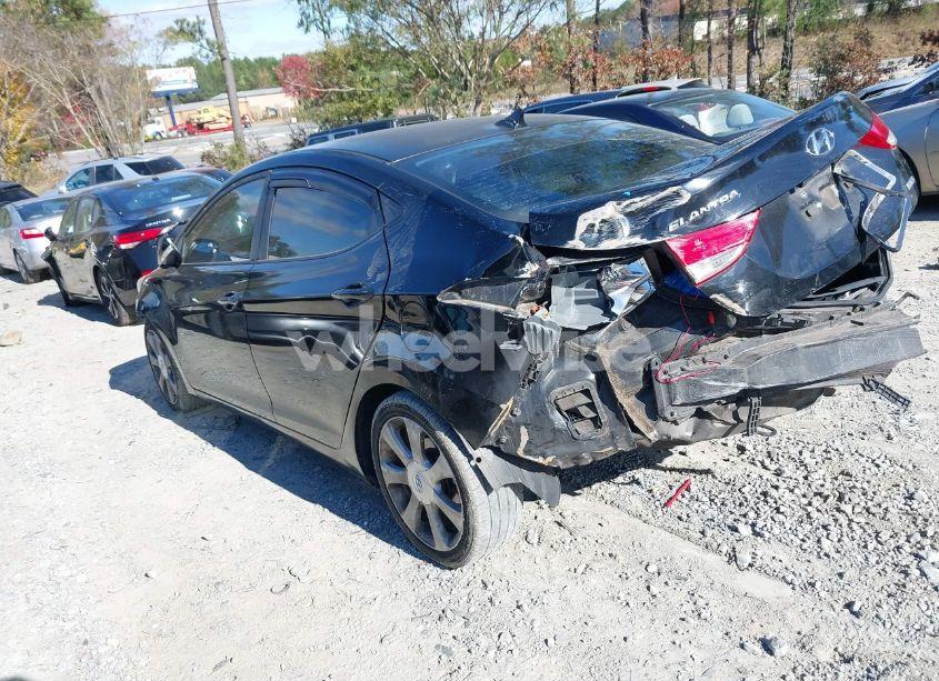 Photo 3 of 2012 Hyundai Elantra LIMITED (VIN 5NPDH4AE6CH091312)