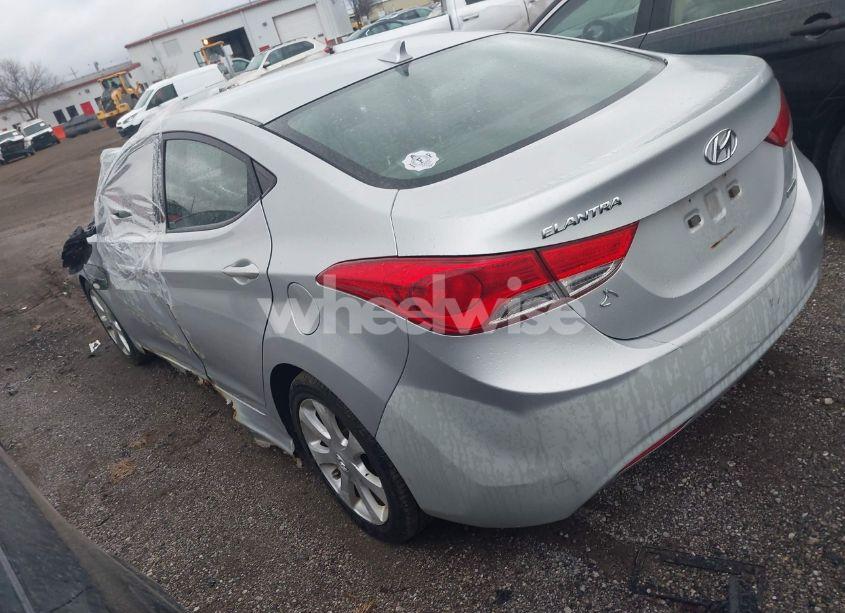 Photo 3 of 2012 Hyundai Elantra LIMITED (VIN 5NPDH4AE6CH091357)