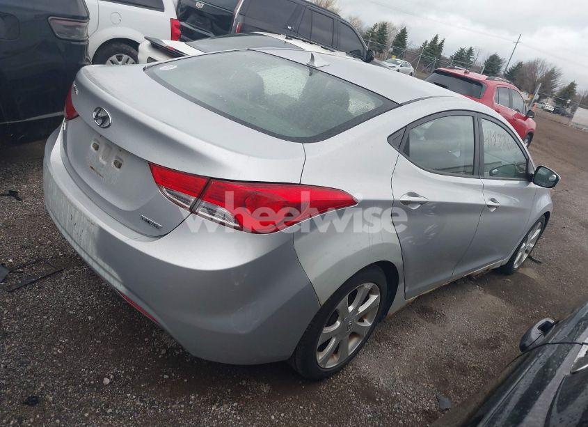 Photo 4 of 2012 Hyundai Elantra LIMITED (VIN 5NPDH4AE6CH091357)