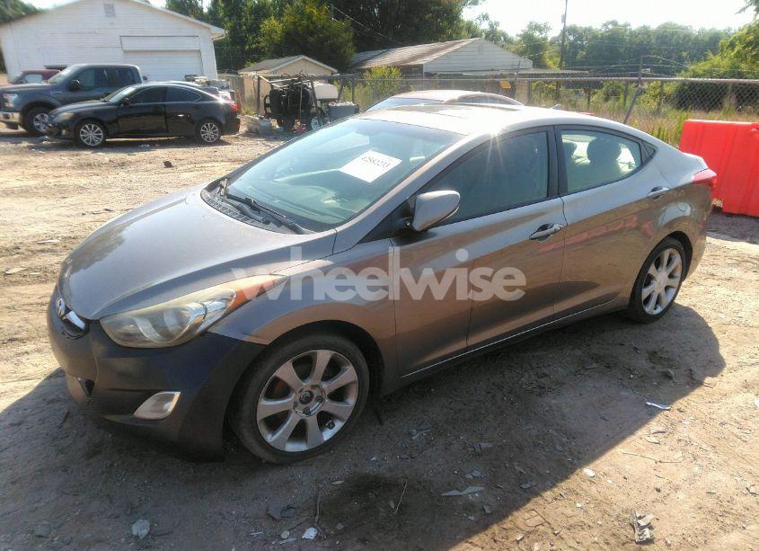 Photo 2 of 2012 Hyundai Elantra LIMITED (VIN 5NPDH4AE6CH108917)