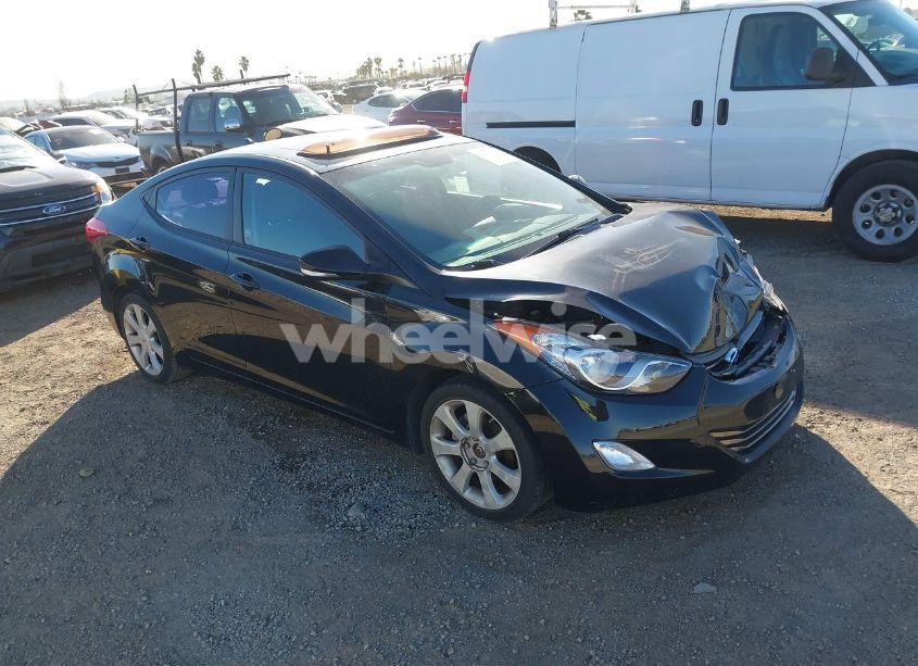 2012 Hyundai Elantra LIMITED (VIN 5NPDH4AE6CH123739) main photo