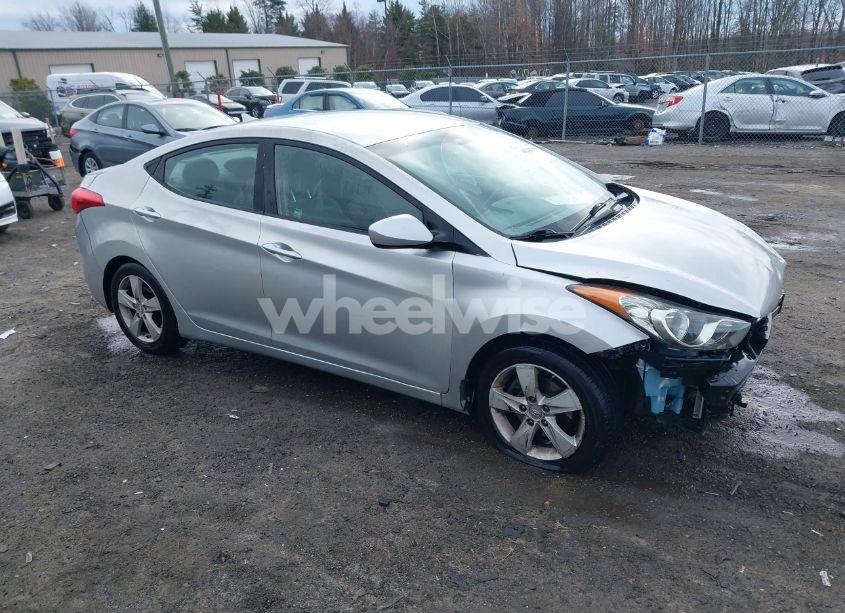 2012 Hyundai Elantra GLS (VIN 5NPDH4AE6CH145255) main photo