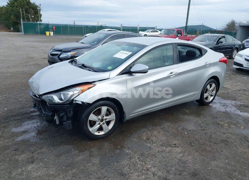 Photo 2 of 2012 Hyundai Elantra GLS (VIN 5NPDH4AE6CH145255)