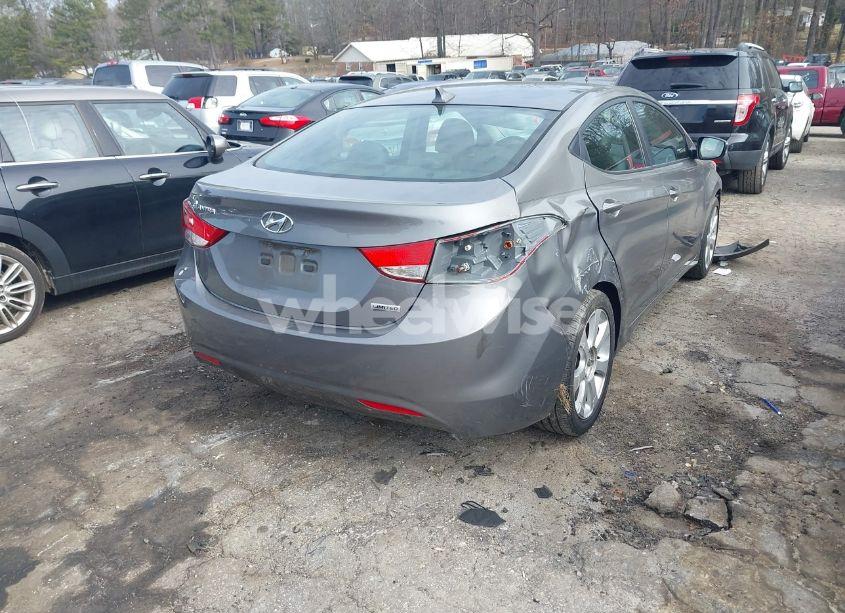Photo 4 of 2013 Hyundai Elantra LIMITED (VIN 5NPDH4AE6DH206685)